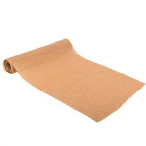 CORREDOR DE MESA OCRE DE MUSSELINE 28CM X 5M
