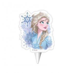 VELA DE ANIVERSÁRIO 2D 7,5 CM ELSA - FROZEN