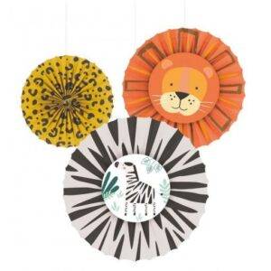3 PENDENTES DECORATIVOS GET WILD - SAFARI
