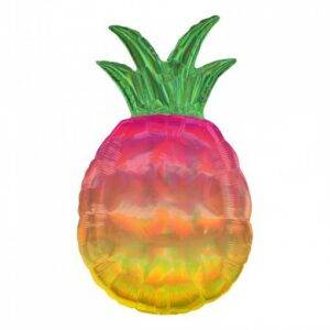 BALÃO FOIL SUPERSHAPE ANANÁS IRIDESCENTE
