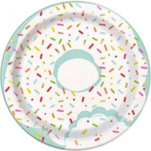 8 PRATOS 18 CM DONUT