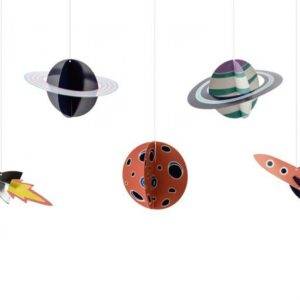 DECORAÇÃO DE PAPEL PENDENTE ESPAÇO