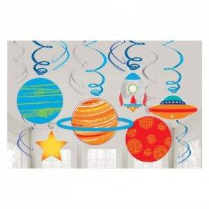 12 ESPIRAIS DECORATIVAS ESPAÇO