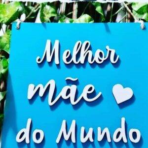 Placa Melhor Mãe