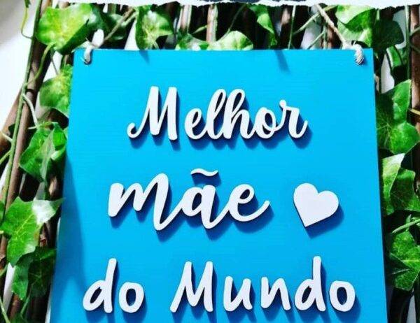 Placa Melhor Mãe