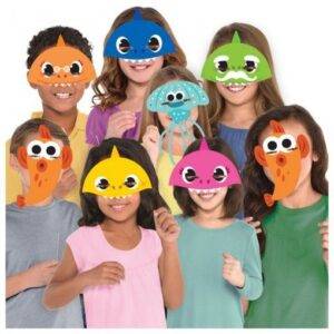 8 MÁSCARAS BABY SHARK