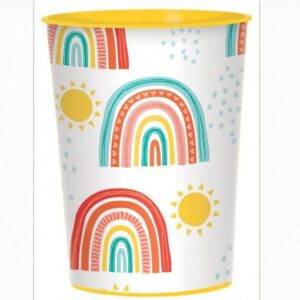 8 COPOS 250 ML RETRO RAINBOW (ARCO-ÍRIS)