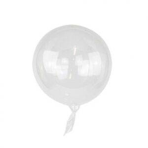 BALÃO BUBBLE TRANSPARENTE 40 CM