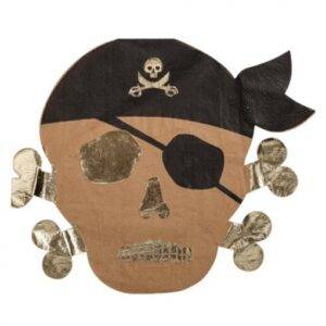 16 GUARDANAPOS 33 CM PIRATAS
