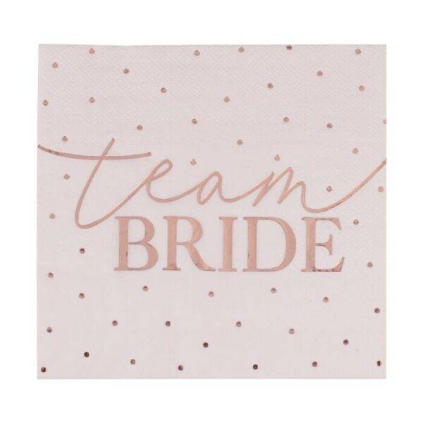 Guardanapos Foil Team Bride