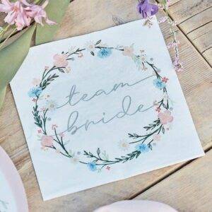 Guardanapos Team Bride Boho