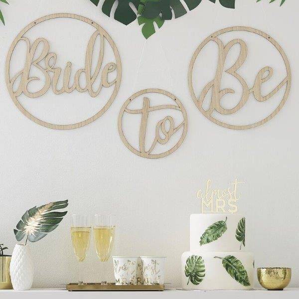 Aros de Madeira Bride to Be