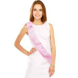 Faixa Noiva Despedida de Solteira "Bride to Be"