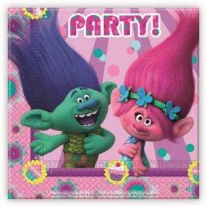 Pack 20 Guardanapos Trolls