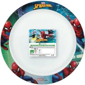 Pratos Fundos Compostáveis Spiderman