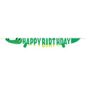 Grinalda Crocodilo Happy Birthday