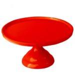 CAKE STAND MELANINA 30X20 CM VERMELHO