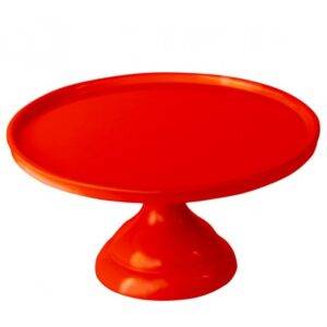 CAKE STAND MELANINA 30X20 CM VERMELHO
