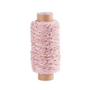 FITA ROSA & DOURADO 0.4 CM X 50 M
