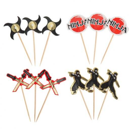 12 PICKS 7,5 CM NINJA