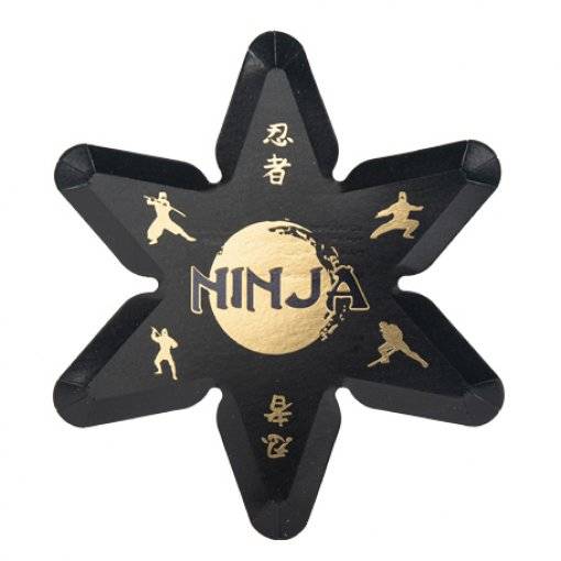 8 PRATOS 23X21 CM NINJA