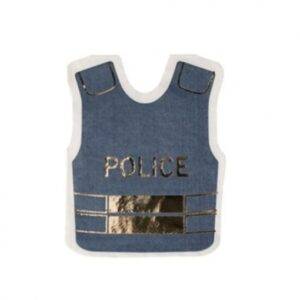 16 GUARDANAPOS 32.5X26 CM POLÍCIA