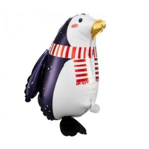 Balão de foil pinguim de Natal