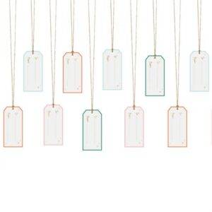 12 Etiquetas presentes mix colors