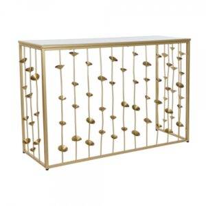 Consola DKD Home decor metal com espelho