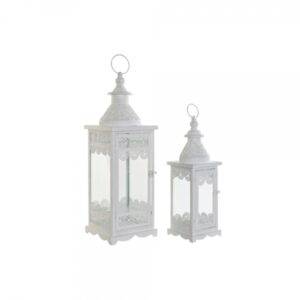 Farol DKD Home decor branco de metal