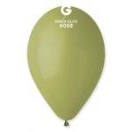 100 BALÕES LATEX 12'' COR GREEN OLIVE
