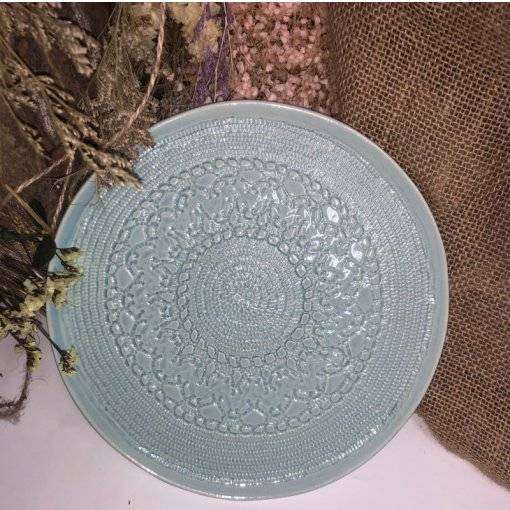 PRATO SOBREMESA CROCHET 20 CM