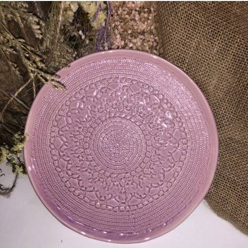 PRATO SOBREMESA CROCHET 20 CM