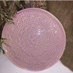 PRATO SOBREMESA CROCHET 20 CM