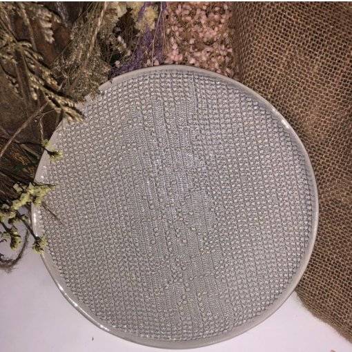 PRATO SOBREMESA CROCHET 20 CM