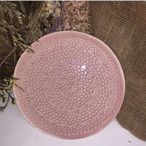 PRATO SOBREMESA CROCHET 20 CM