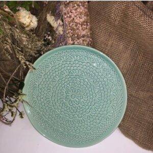 PRATO SOBREMESA CROCHET 20 CM