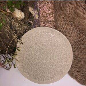 PRATO SOBREMESA CROCHET 20 CM