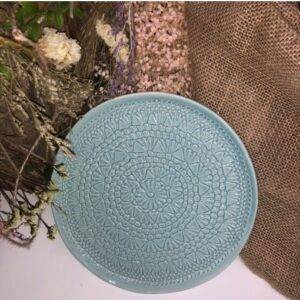 PRATO SOBREMESA CROCHET 20 CM