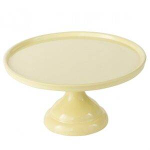 CAKE STAND MELANINA 30X20 CM CREME