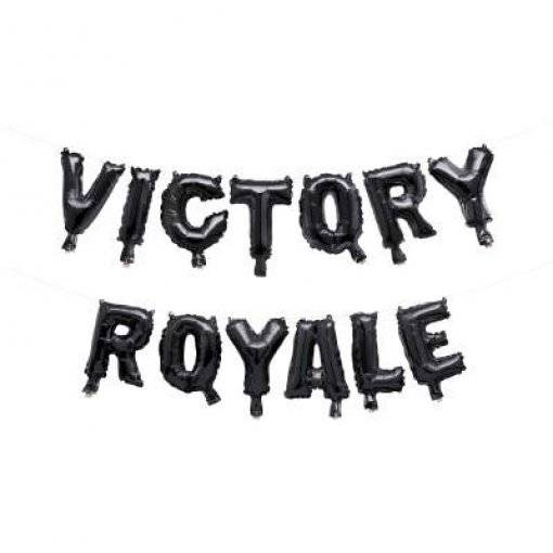 BALÃO FOIL GRINALDA FORTNITE 'VICTORY ROYALE' 8''