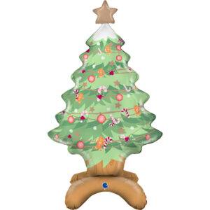 Balão Foil 38" Standup Árvore de Natal