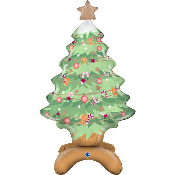 Balão Foil 38" Standup Árvore de Natal