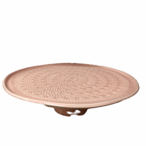 PRATO BOLO C/ PÉ LARGE PREMIUM 33 CM 