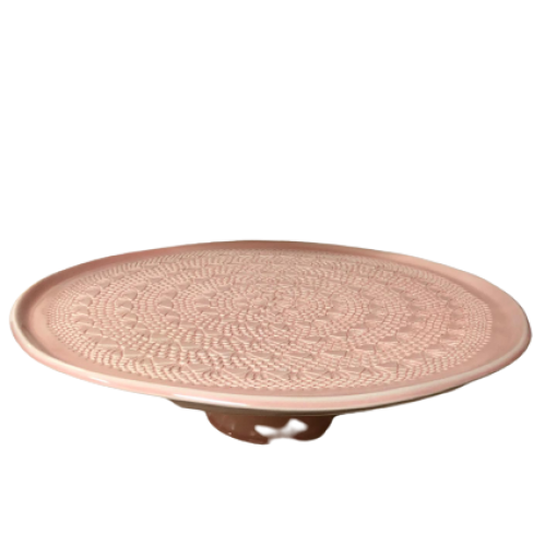 PRATO BOLO C/ PÉ LARGE PREMIUM 33 CM 