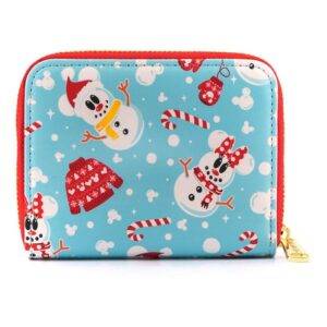 Carteira Mickey Minnie Snowman Disney Loungefly