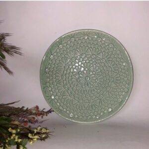 PRATO SOBREMESA CROCHET 20 CM