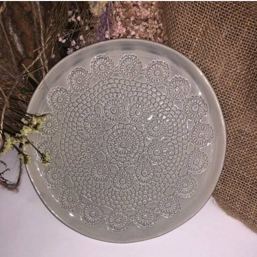 PRATO SOBREMESA CROCHET 20 CM