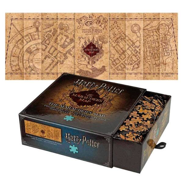 Quebra-cabeça do mapa do Marauder Harry Potter 1000 pz