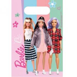 8 Sacos de lembranças do tema Barbie Sweet Life